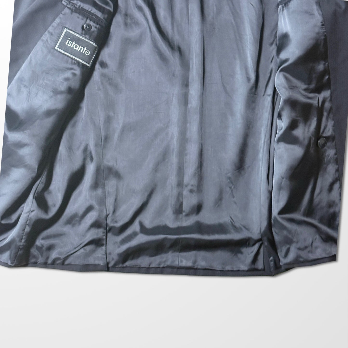 Versace Istante Wool Double-Breasted Black Jacket – Made in Spain