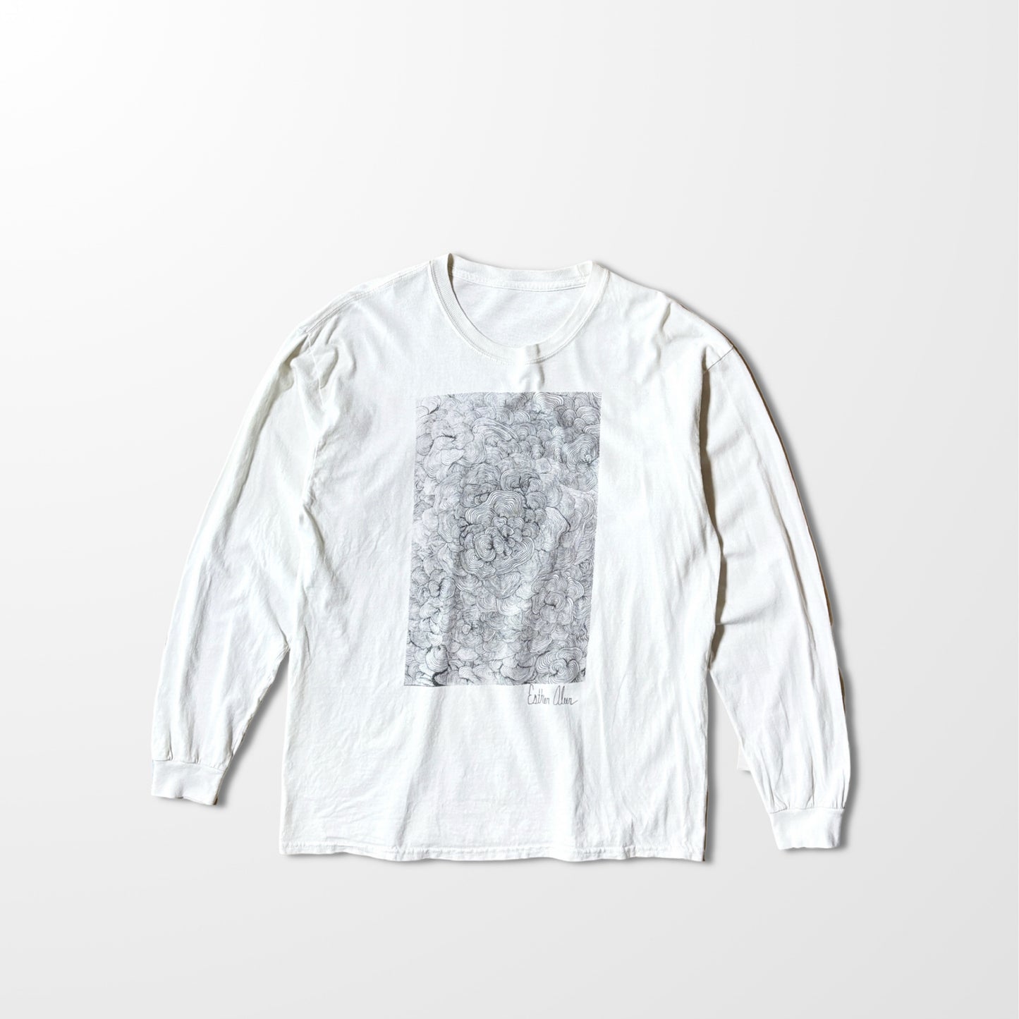 Mushroom Cloudline Art Long Sleeve by Esther Alon