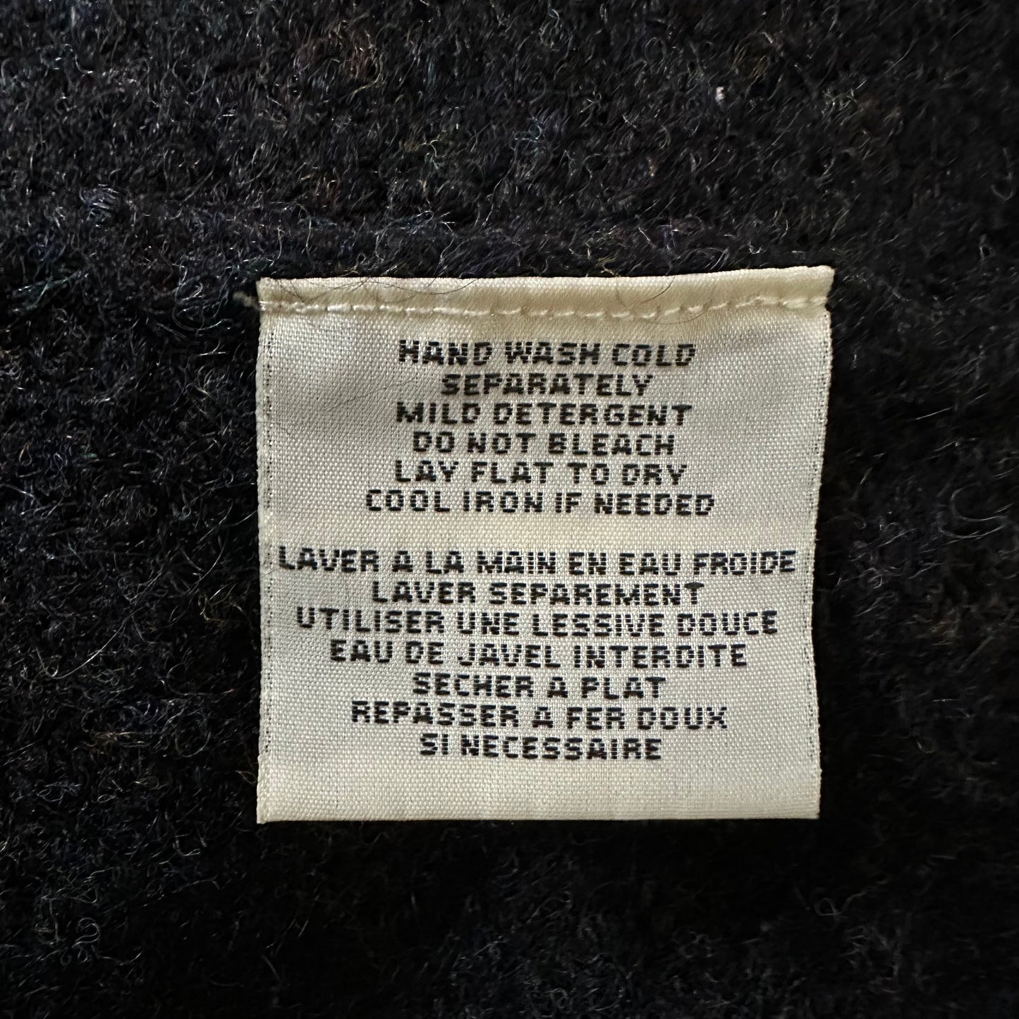 Mohair　Cardigan – Charcoal Black – L　Denim & Supply Ralph Lauren