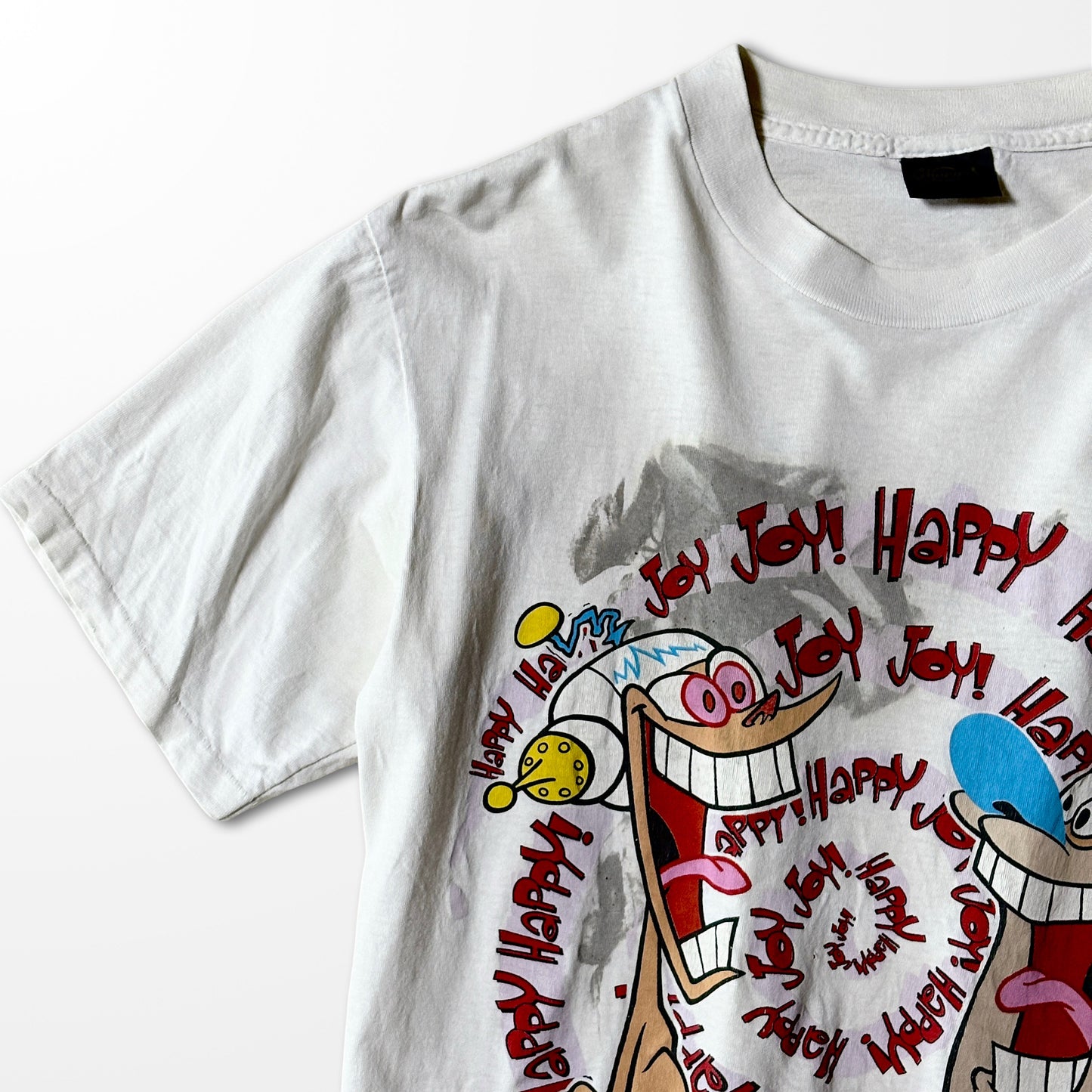 Ren & Stimpy “Happy Happy Joy Joy” Splash-Fade Tee