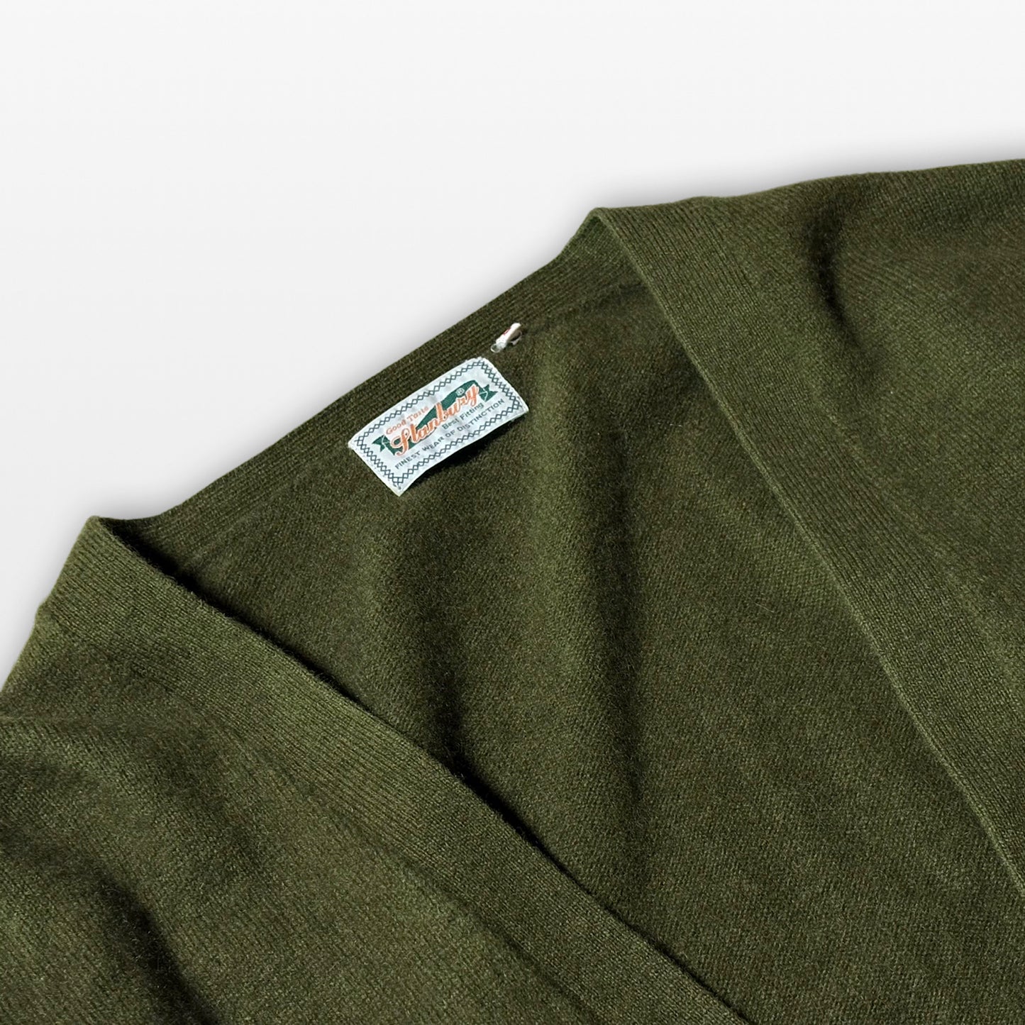 Olive Cashmere Cardigan – Pure Comfort, Refined Simplicity