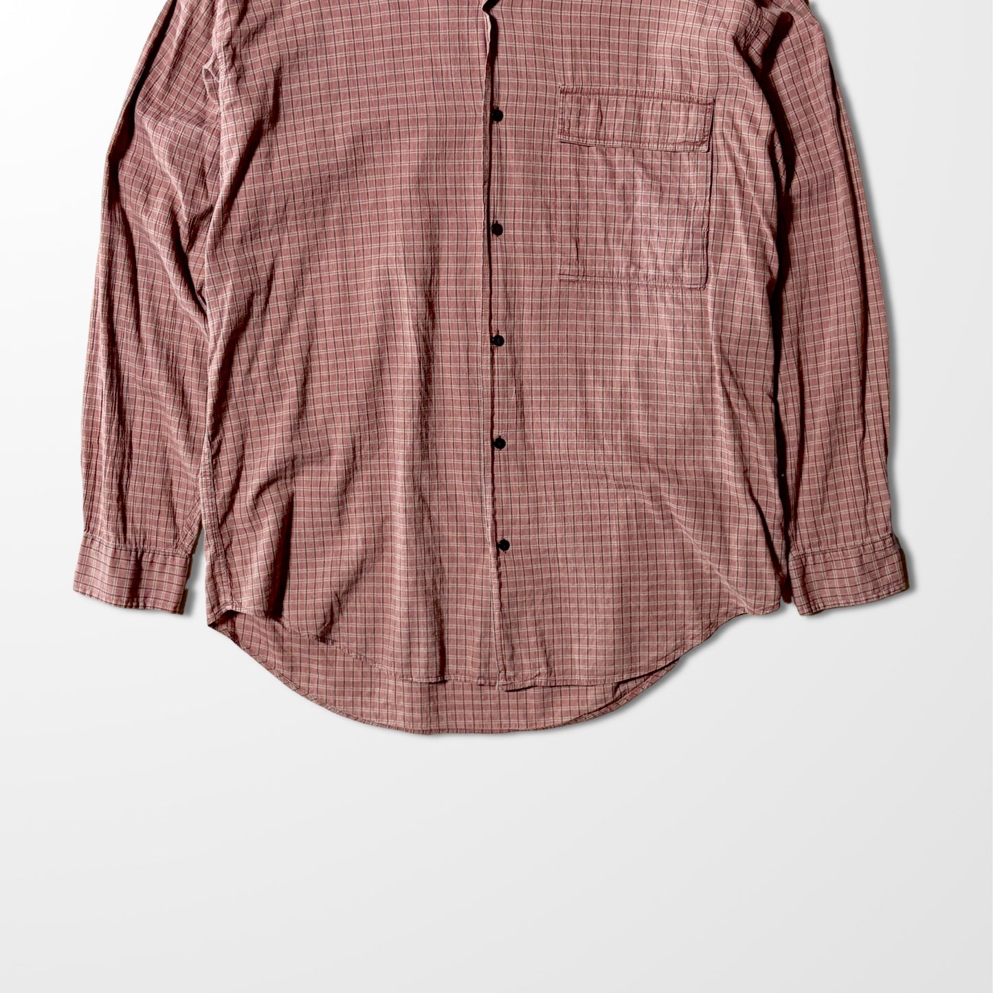 Red Plaid Calvin Klein Shirt – Relaxed Fit