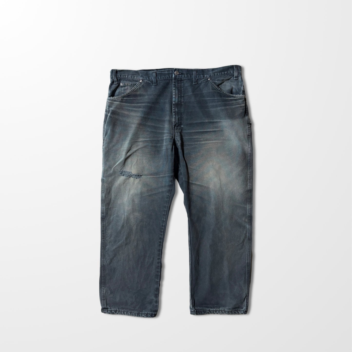 Dickies Black Faded Work Pants – Made in USA – Size W42