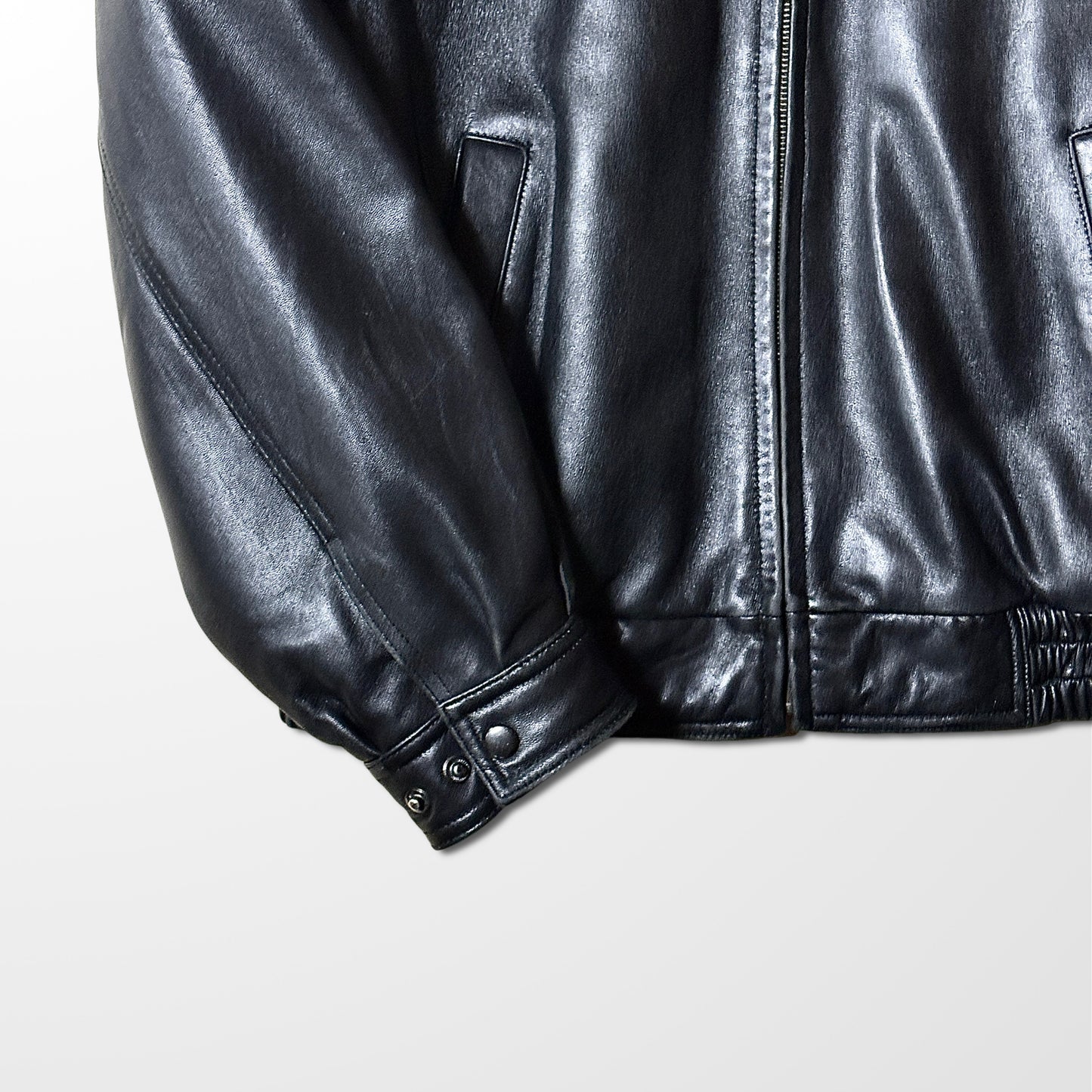 BARACUTA Lambskin Leather Jacket – Black, M