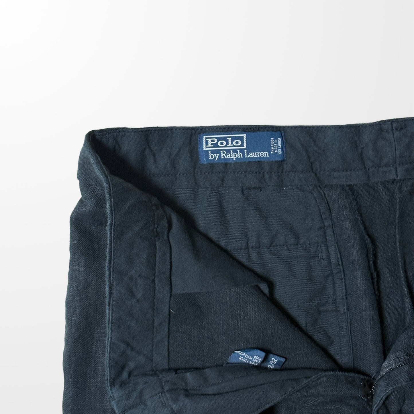 Polo by Ralph Lauren Linen Trousers - Relaxed Fit - Size 38x32