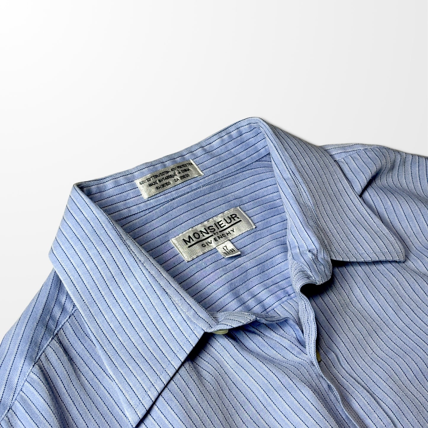 Givenchy Light Blue Stripe Shirt