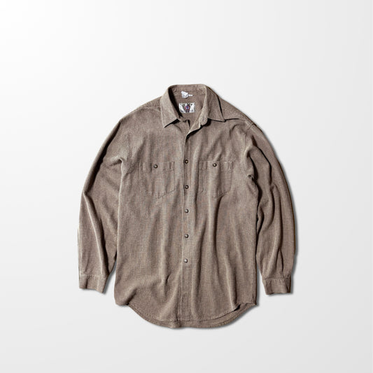 Flannel Mini Check Shirt – L Brown
