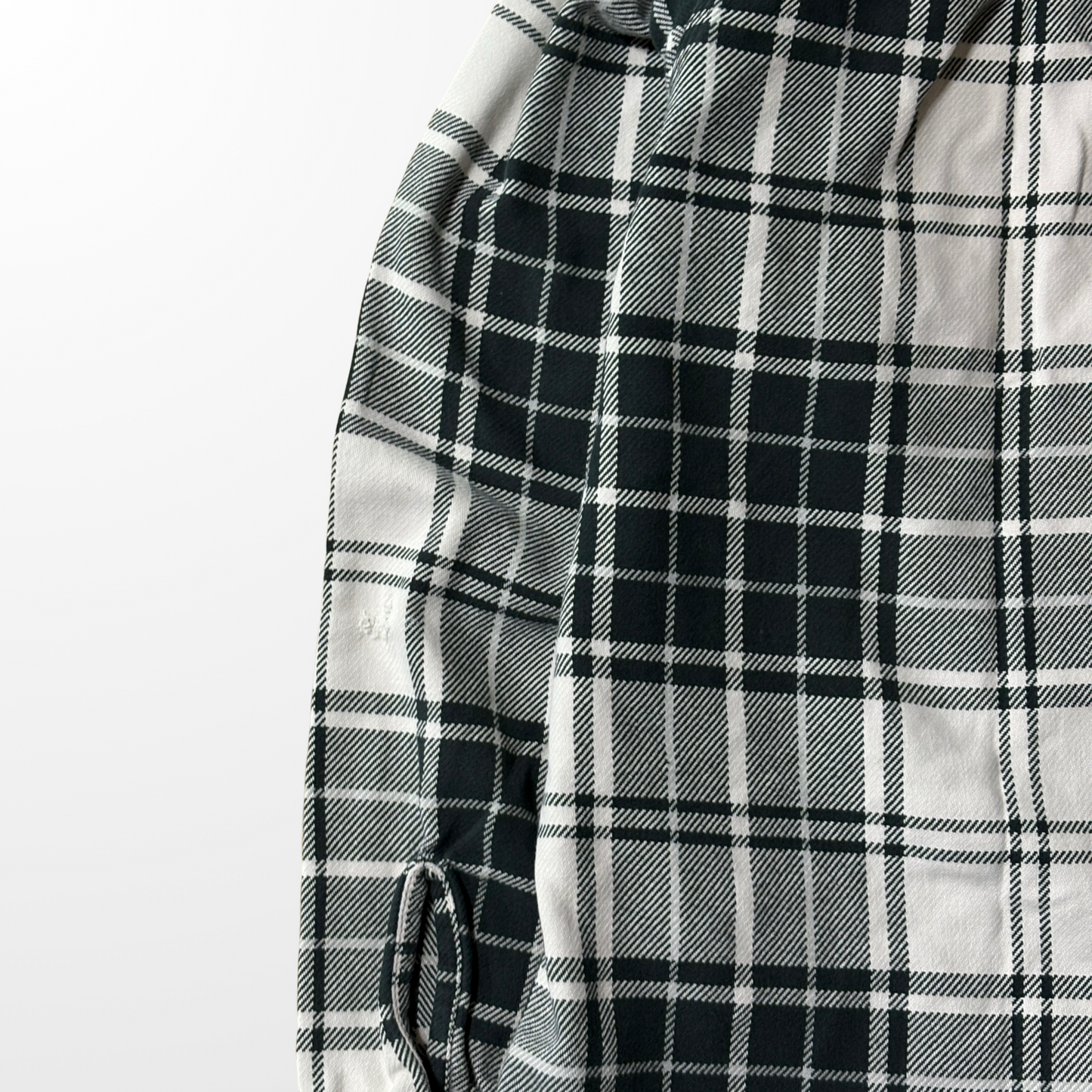 Polo by Ralph Lauren Cotton Flannel Check Shirt – Black & White / XL