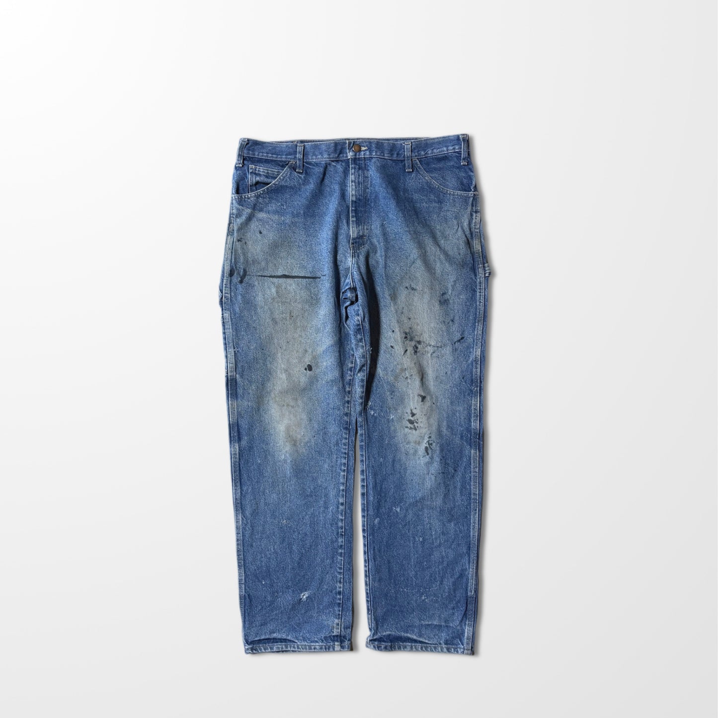 Dickies Paint-Splattered Denim Painter Pants – W38/L32