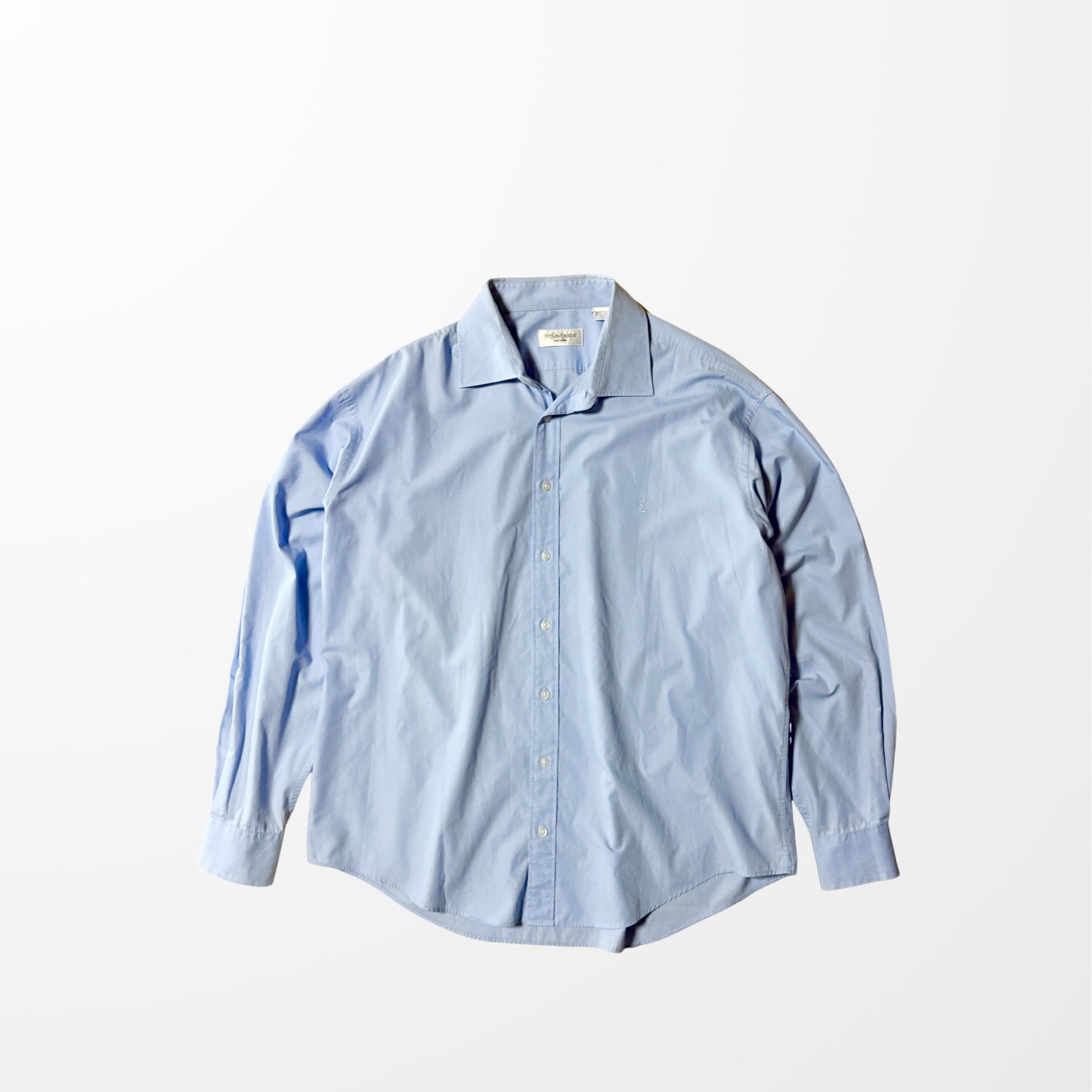 Yves Saint Laurent Light Blue Dress Shirt – Classic Minimalism