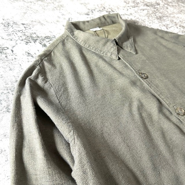 Linen Short Jacket Olive Relaxed Fit – L - CP SHADES