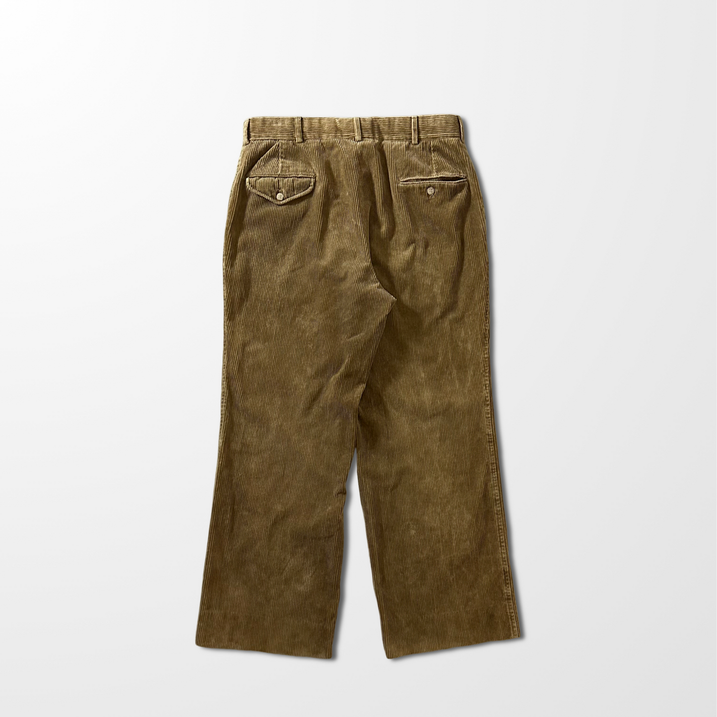 Ralph Lauren Corduroy Pleated Pants – Beige – W34