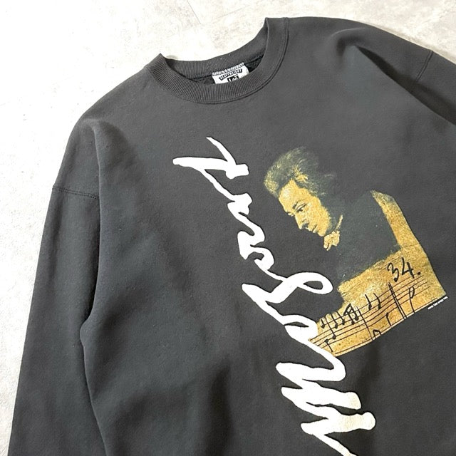 Lee Mozart Graphic Sweatshirt Black USA Made – XL