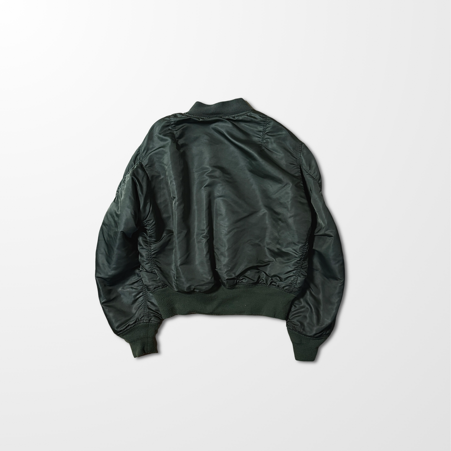 60s MA-1 Flight Jacket MIL-J-7448H – Satellite Outerwear Corp – Large – Sage Green