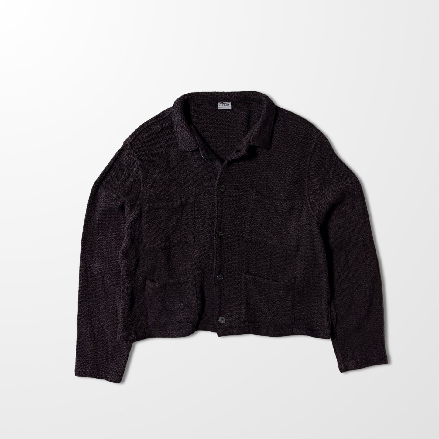 CP SHADES Woven Knit Shirt Jacket　- Cotton Rayon Blend - L - USA Made