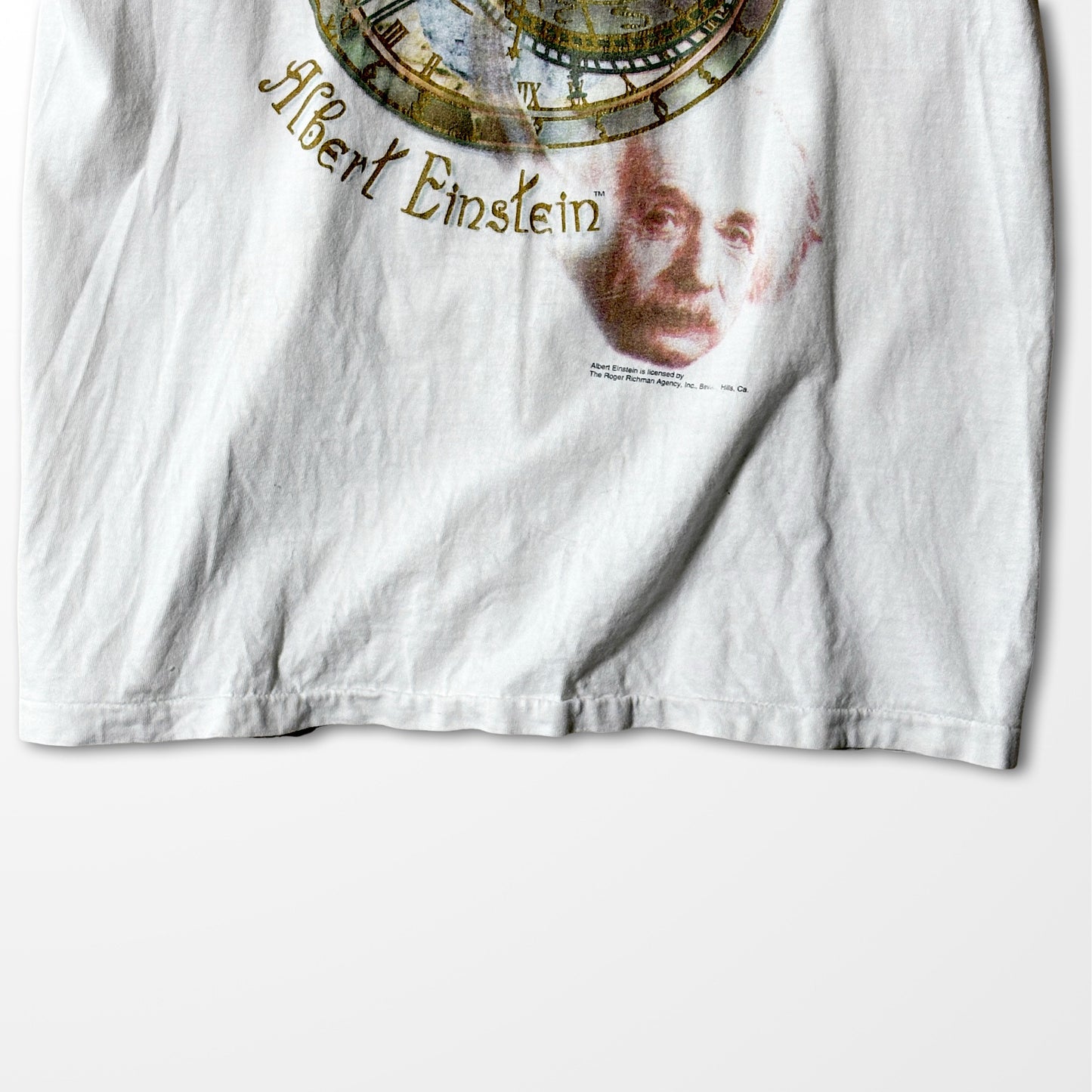 Einstein vintage T-shirt / science graphic / single stitch
