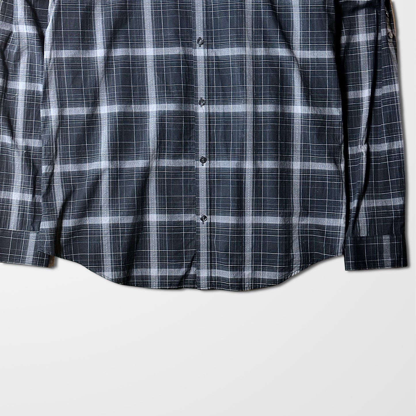 Calvin Klein　Black Check Shirt – XL