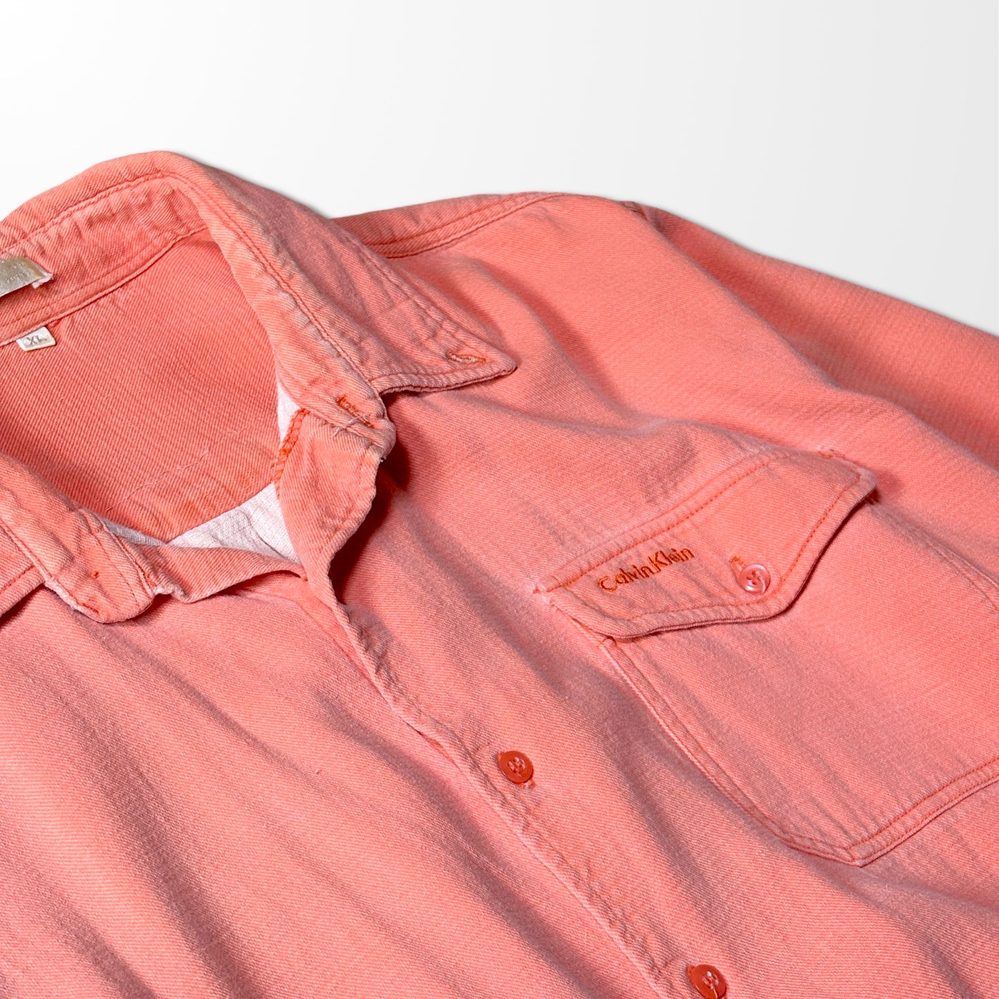 Soft Orange Calvin Klein Shirt – XL