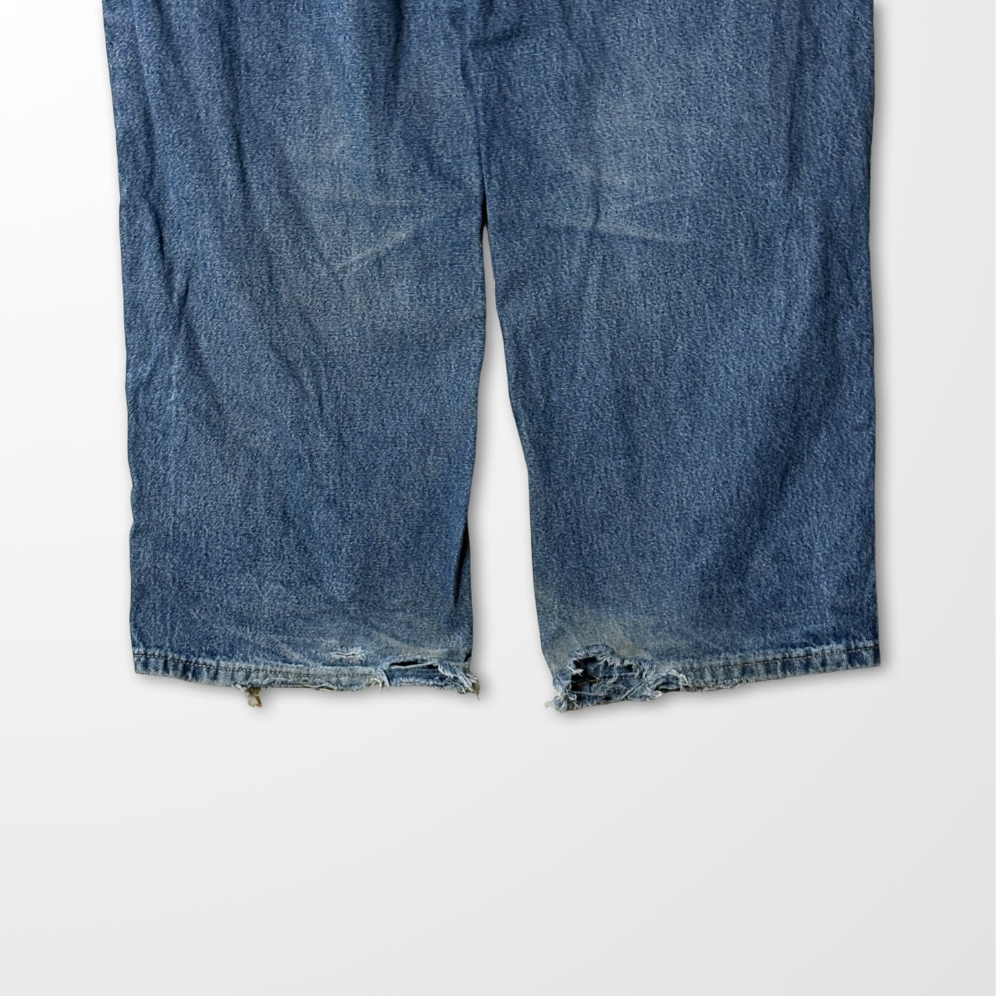 Carhartt Loose Fit Denim Work Pants - 100% Cotton - Size 38x30