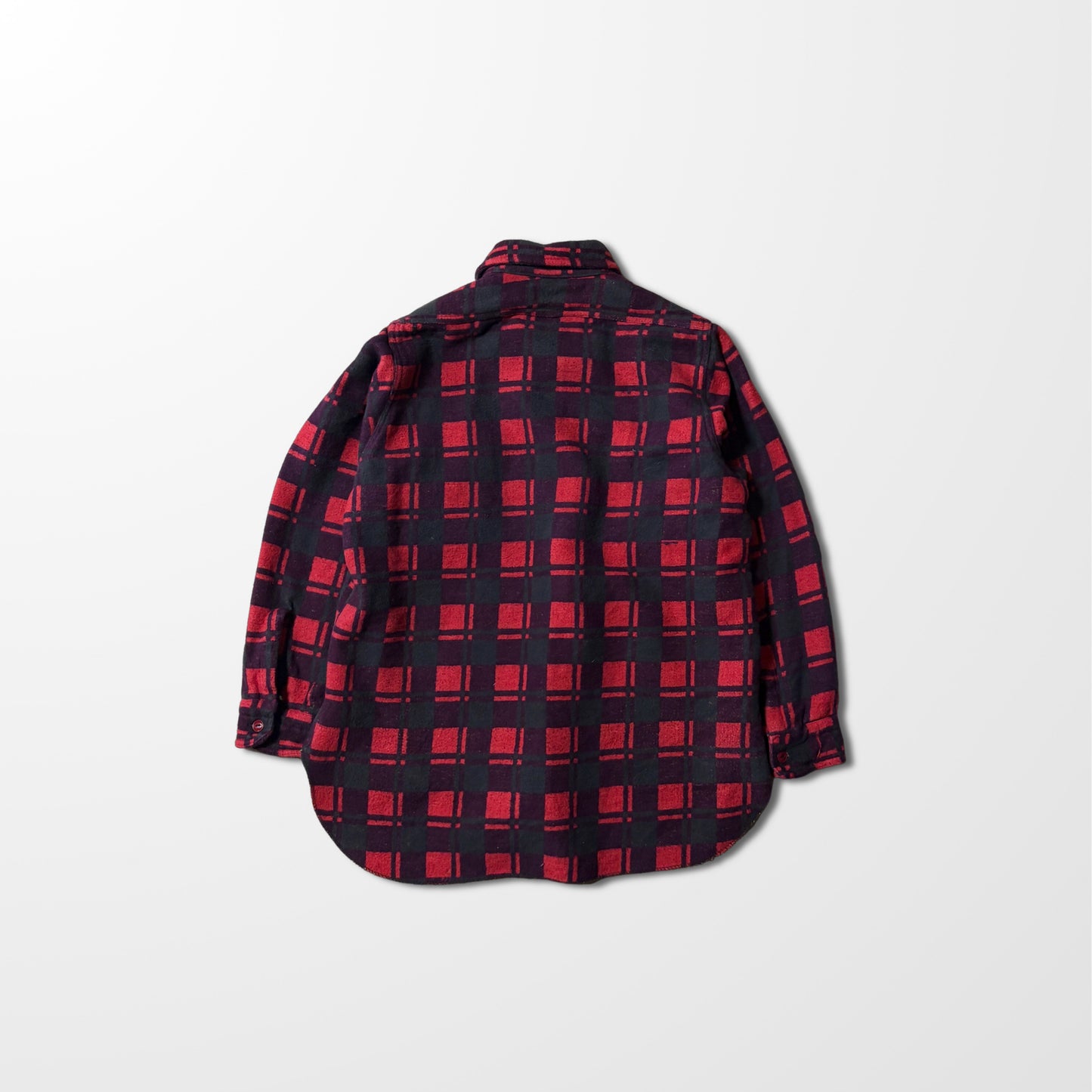 Palermo Vintage Flannel Red Black Check Shirt – M