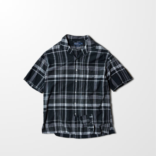 Ralph Lauren CALDWELL　Black Check 　short shirt L