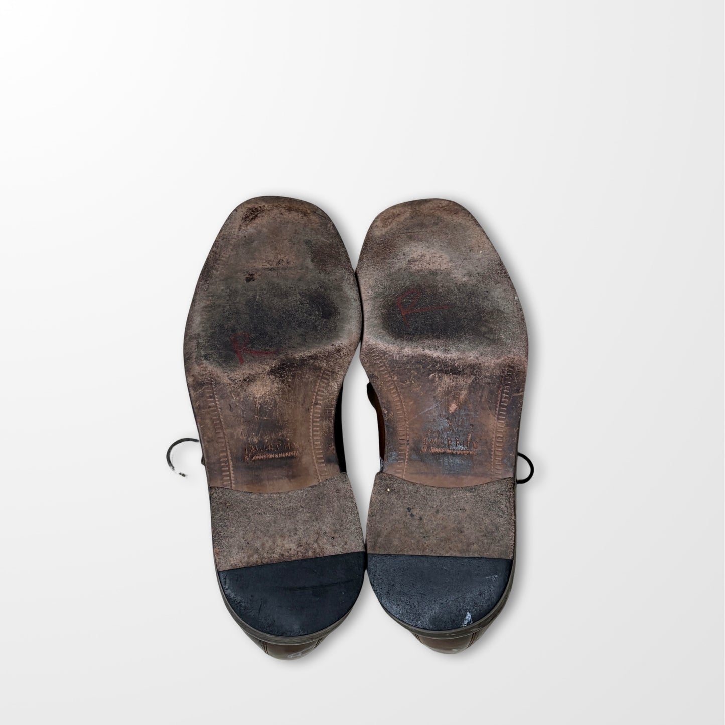 Hand-Painted Brown Derby Shoes – Unique Artisanal Expression