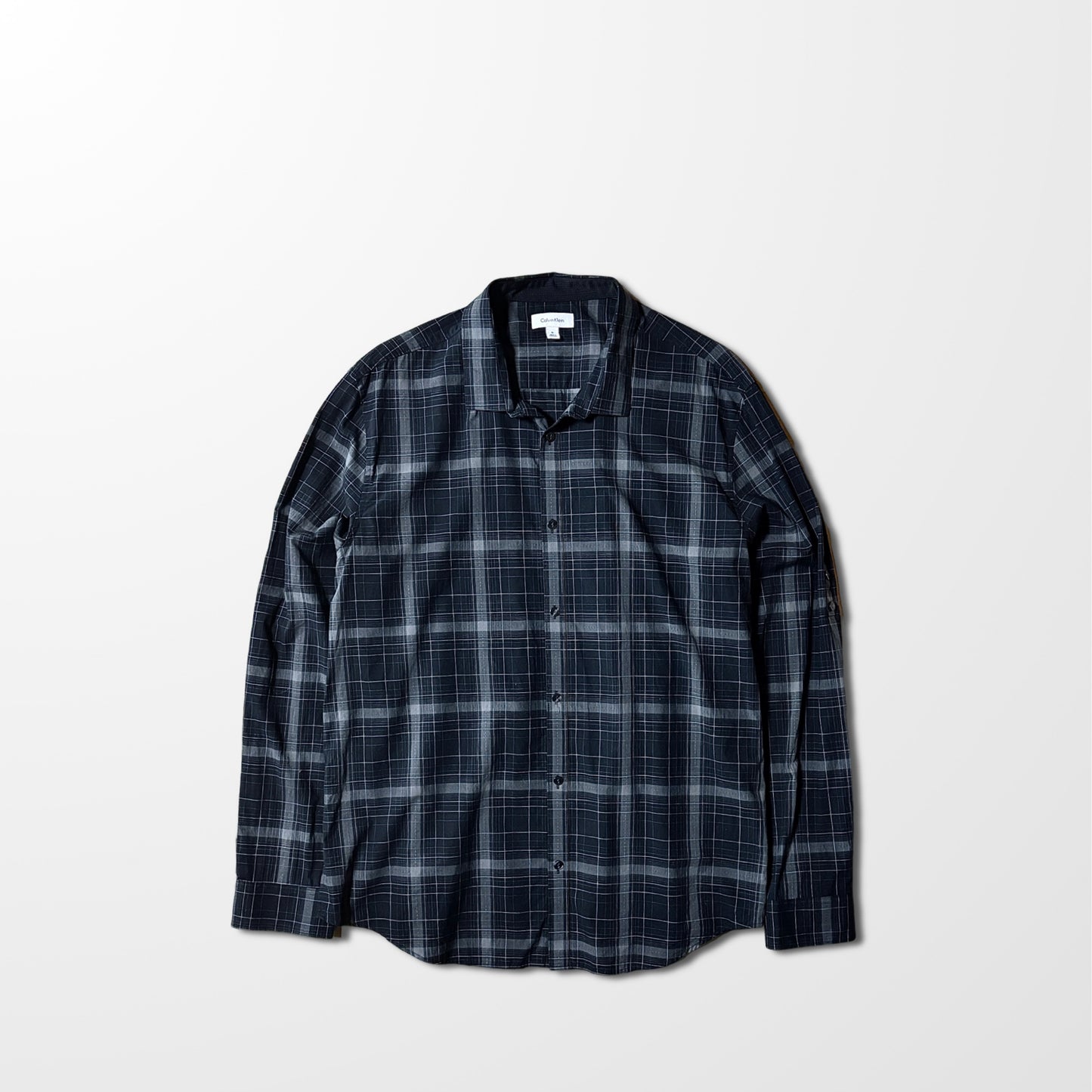 Calvin Klein　Black Check Shirt – XL