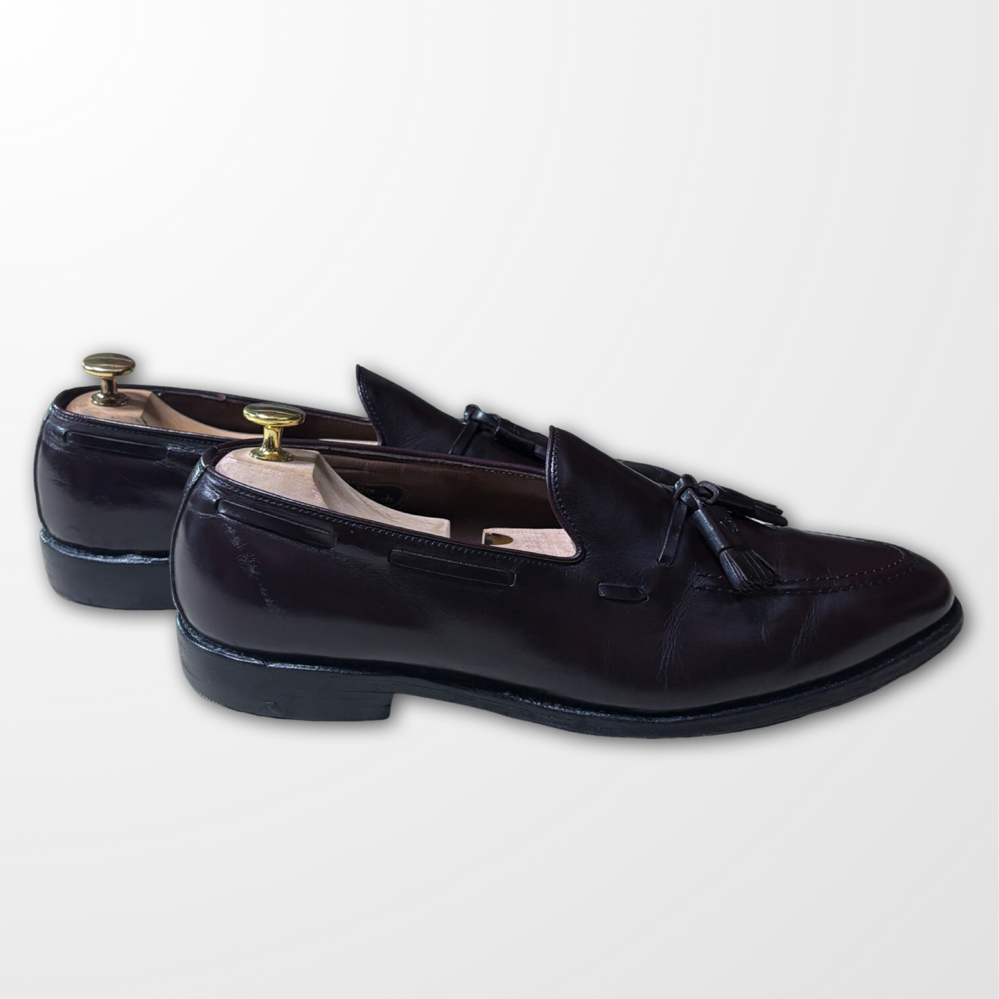 Allen Edmonds Black Leather Tassel Loafers – US 8B 1/2