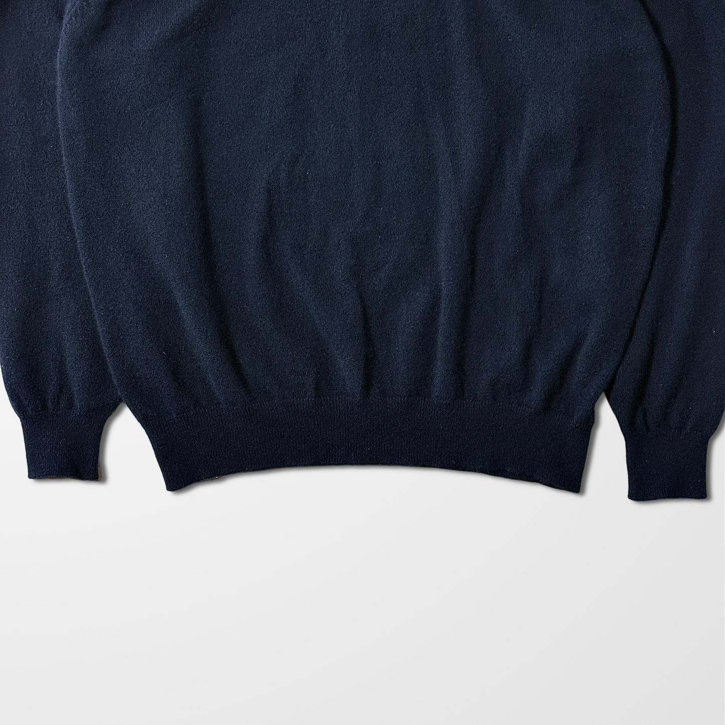 Lands’ End Pure Cashmere Crewneck Sweater – Navy – L