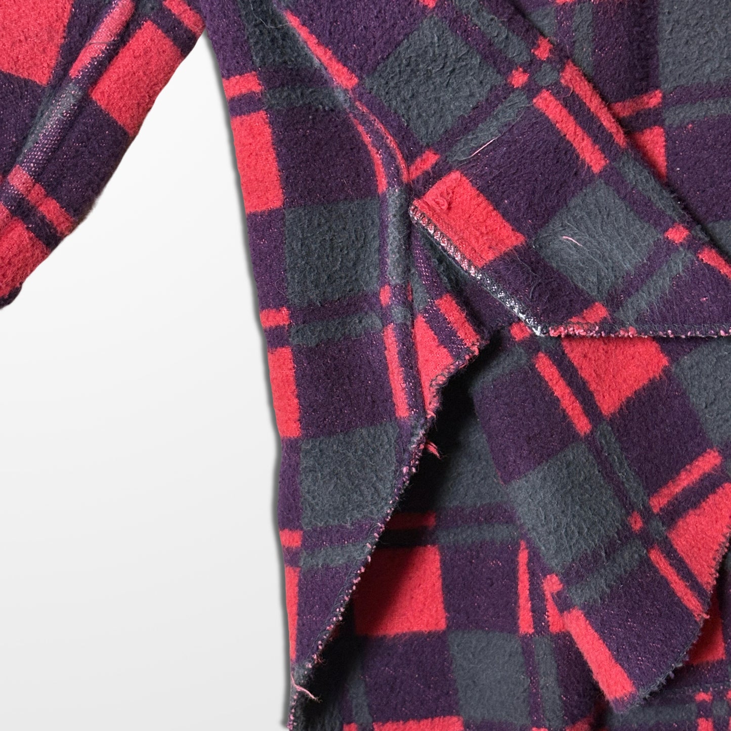 Cotton Flannel Red Black Check Shirt – XL