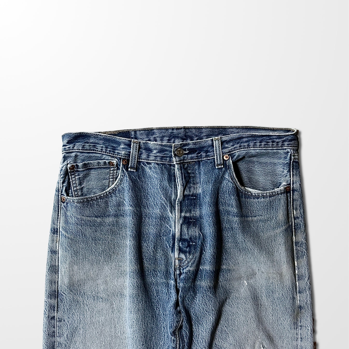 Levi’s 501 Vintage Distressed Denim Jeans – W34