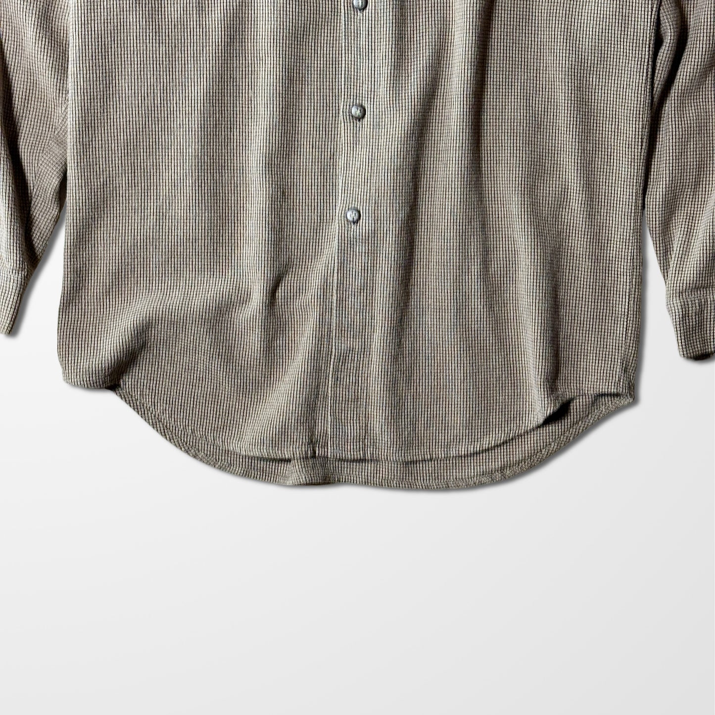 Flannel Mini Check Shirt – L Brown