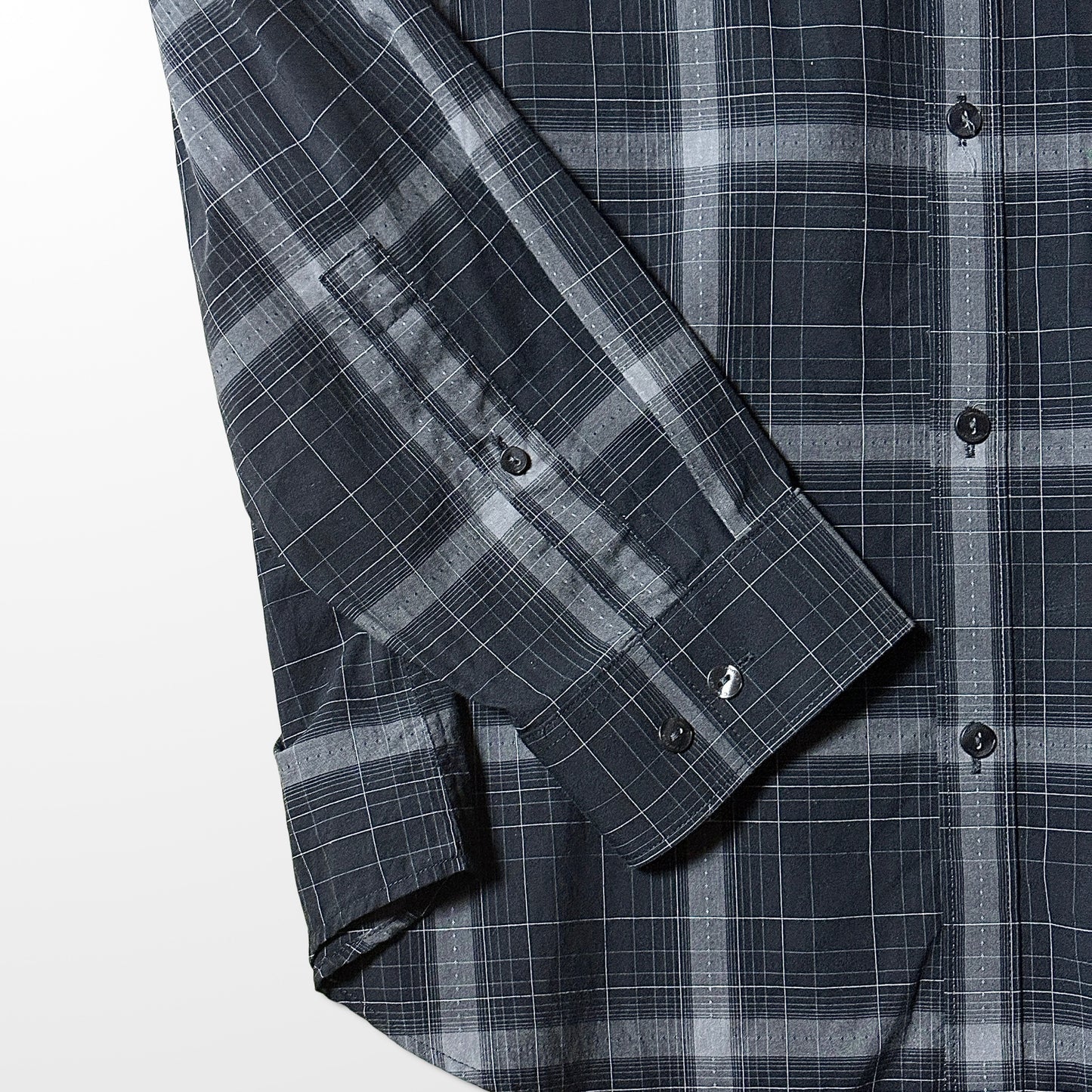 Calvin Klein　Black Check Shirt – XL