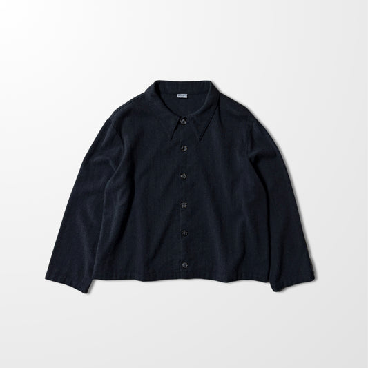 CP SHADES Wool-Cotton Shirt Jacket - Charcoal / L