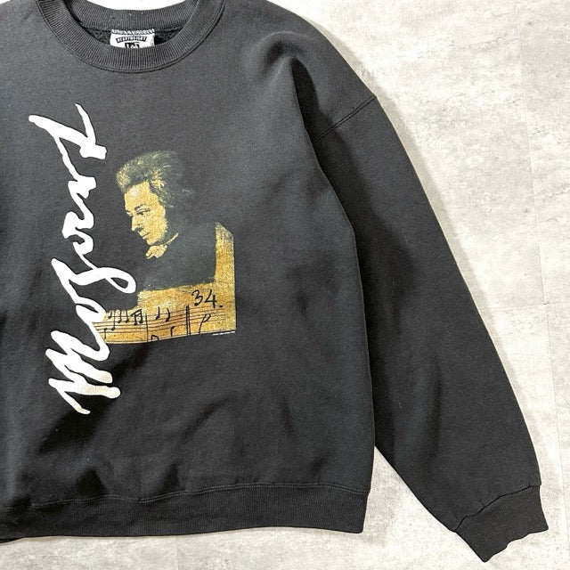 Lee Mozart Graphic Sweatshirt Black USA Made – XL
