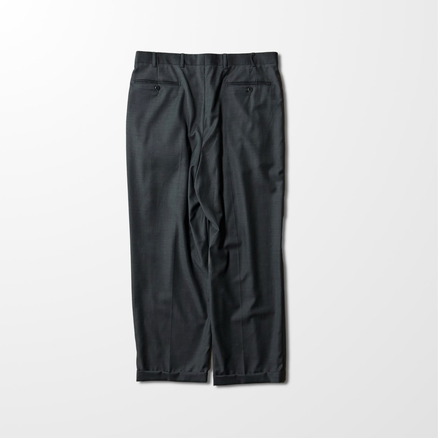 Zanella Wool Pleated Dress Pants – Charcoal – Size 34