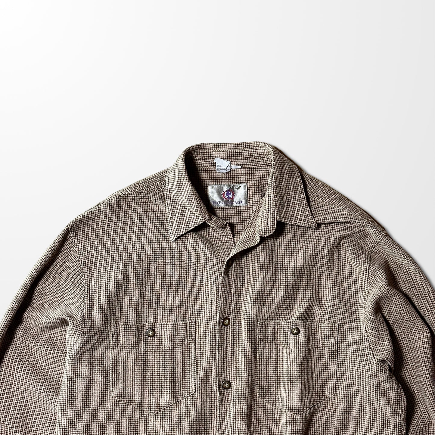 Flannel Mini Check Shirt – L Brown