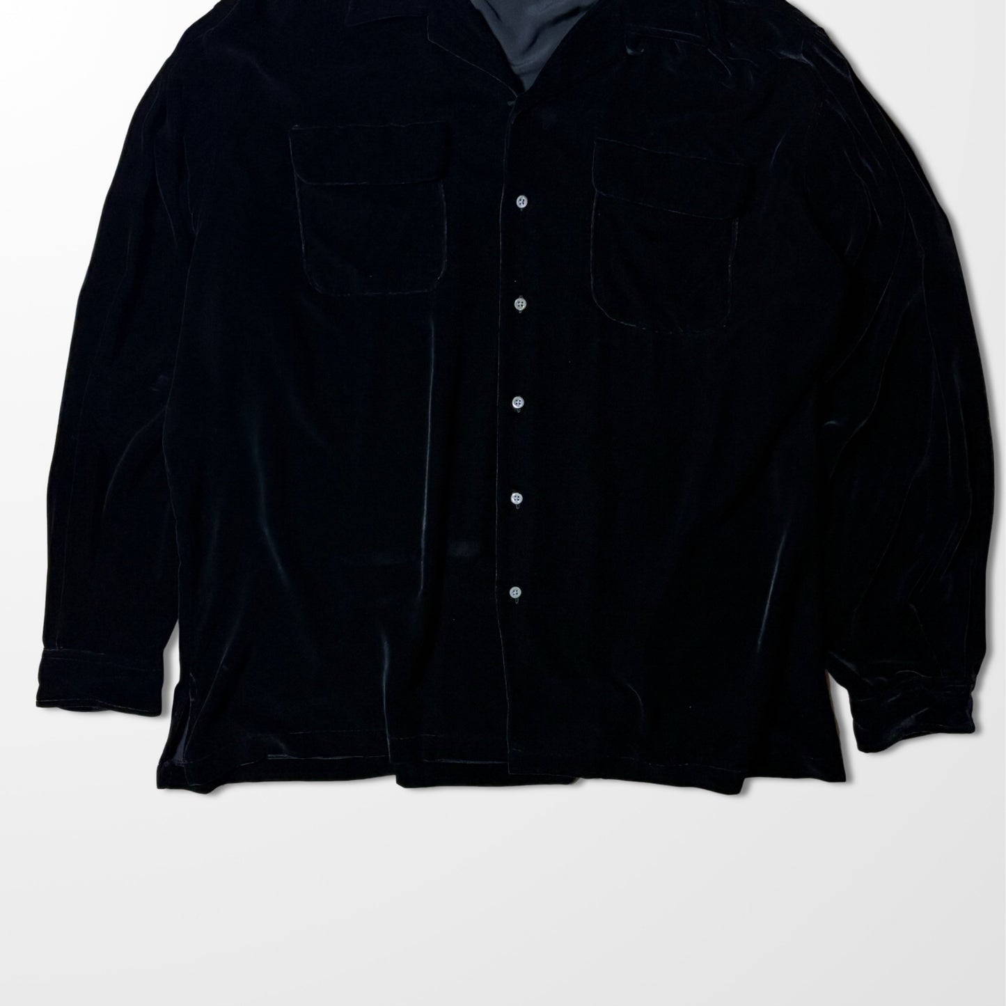 Ralph Lauren Rayon Silk Velvet Shirt - XL