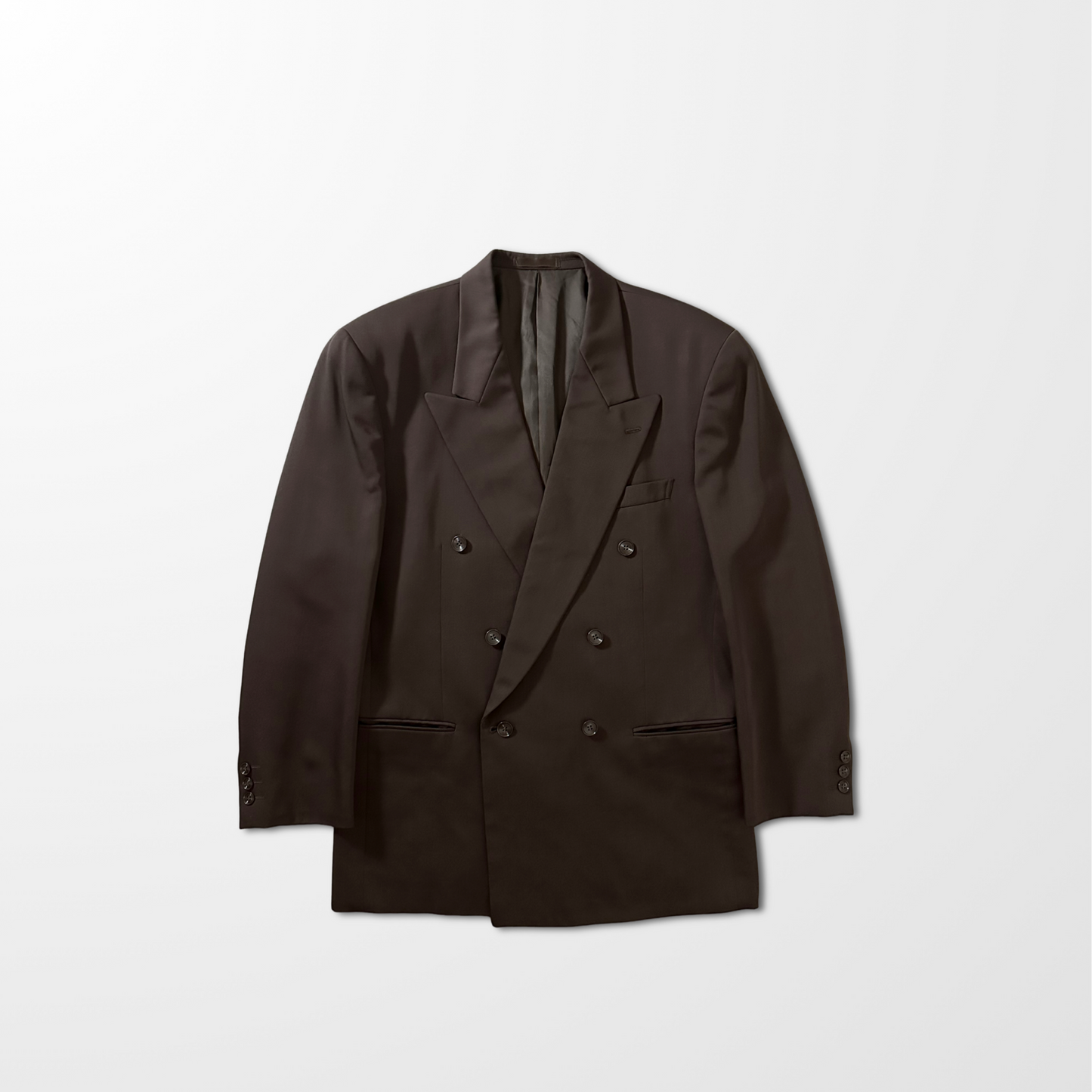 Double Breasted Jacket – Dark Brown – Size M