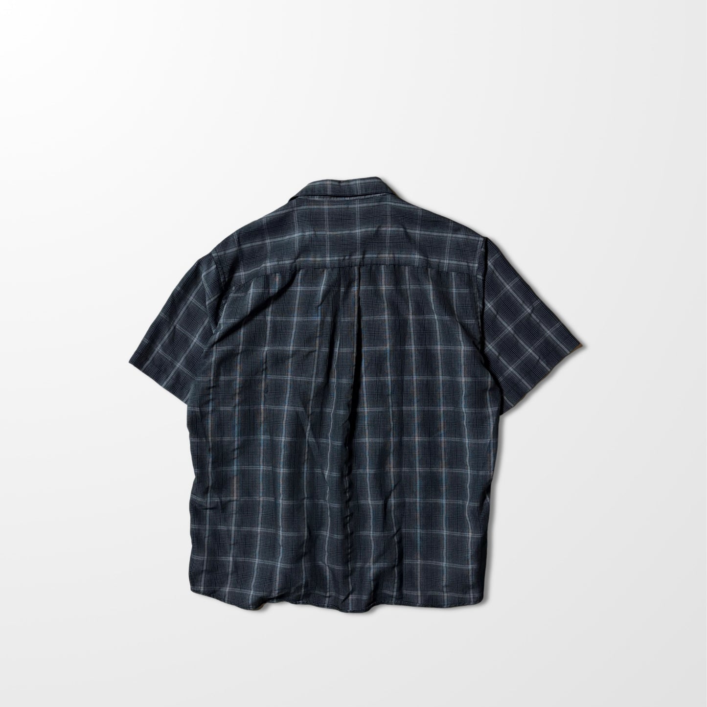 Grid Check Shirt - Perry Ellis