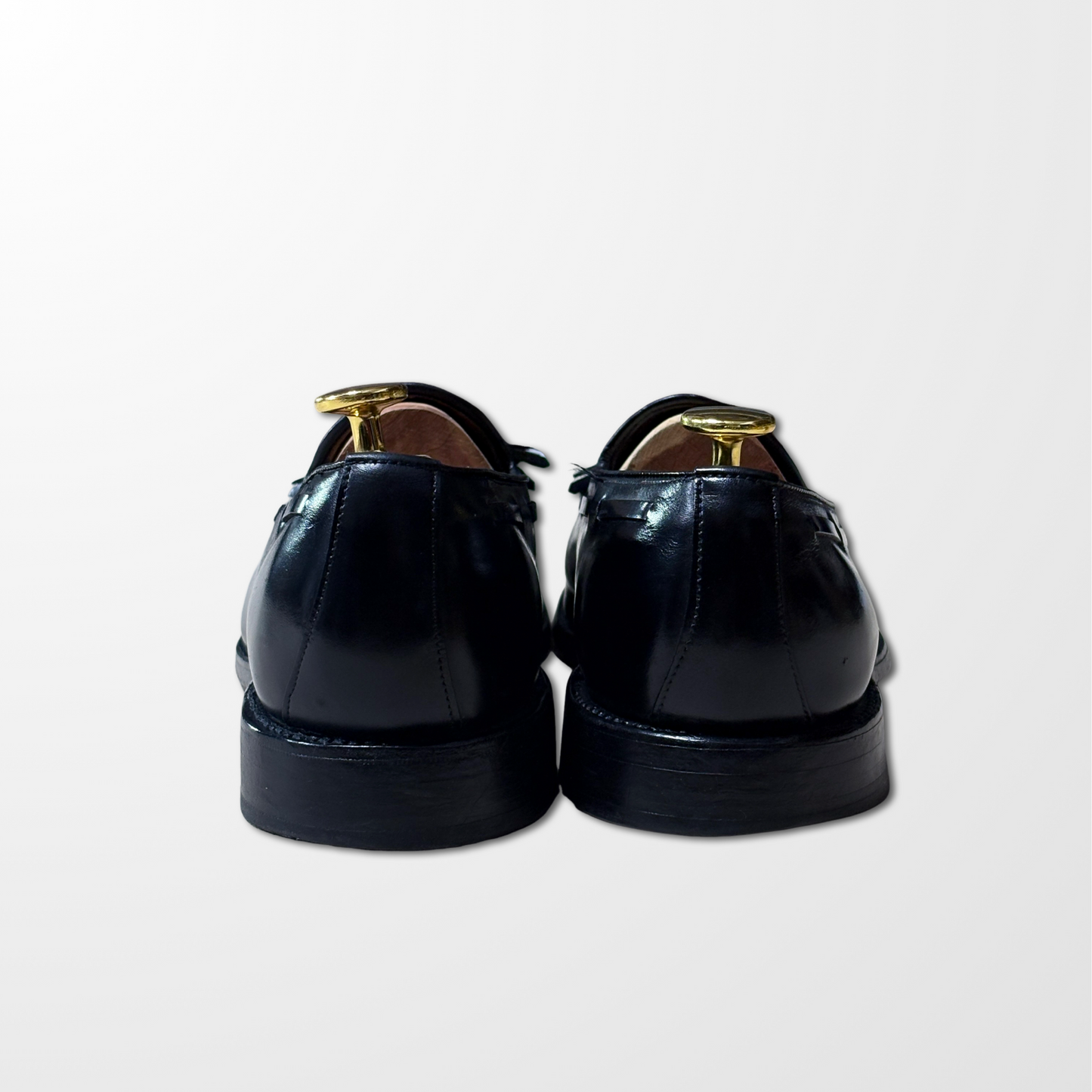 Allen Edmonds Black Leather Tassel Loafers – US 8B 1/2