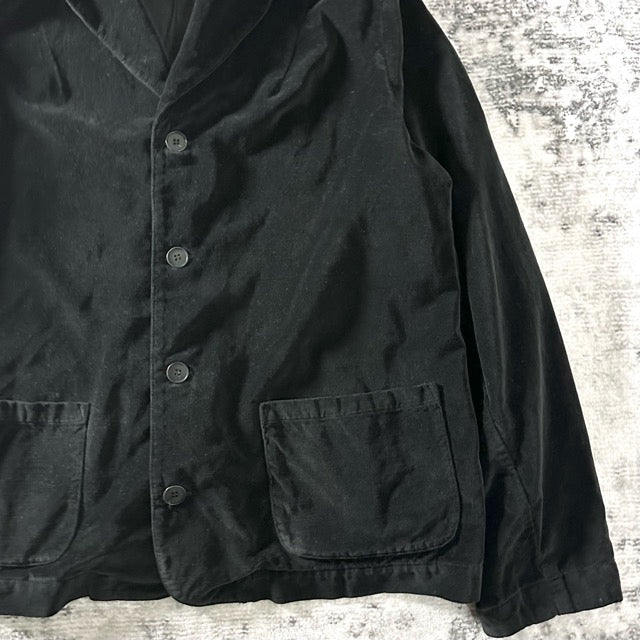 CP SHADES Velvet Jacket Black Relaxed Fit – M