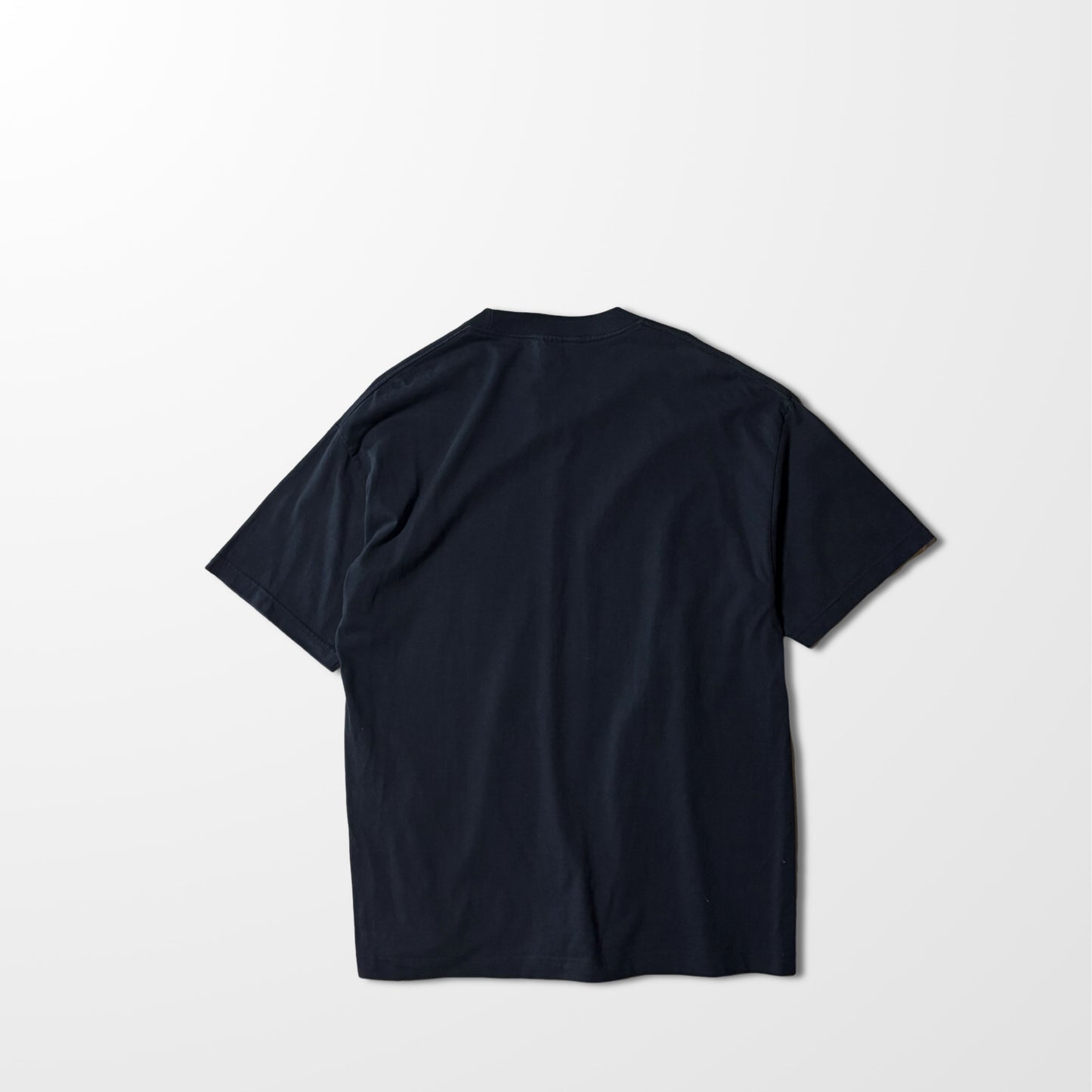 Jazz Line Art Graphic Tee – Minimal Black T-shirt, Size L, 90s Inspired