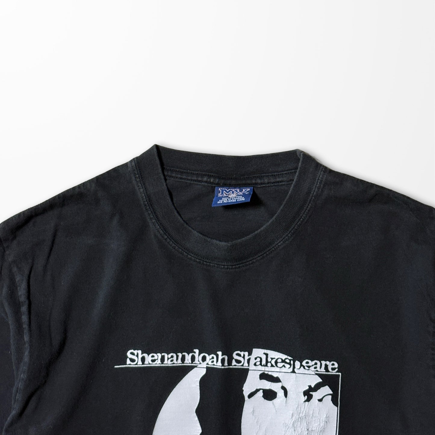 Shakespeare Fade Moon Art Tee – Minimal Graphic Black