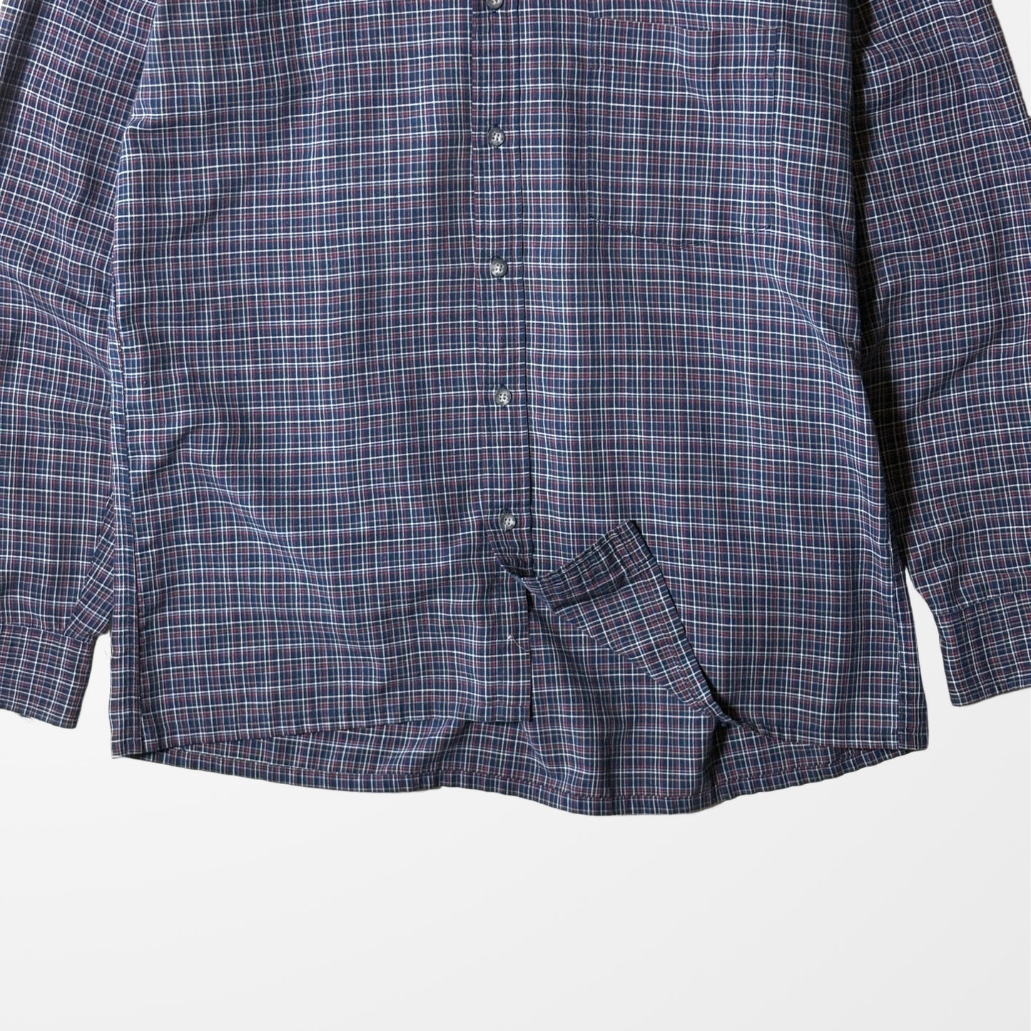 Yves Saint Laurent Sportswear Check Shirt – Navy & Red