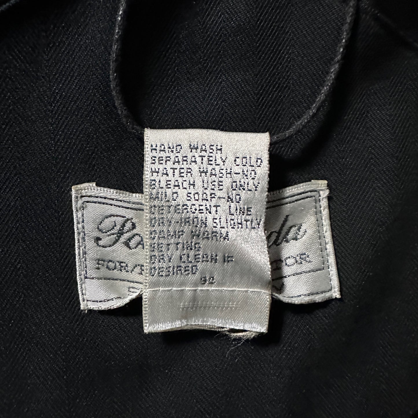 Silk Harrington Zip Jacket – XL Black
