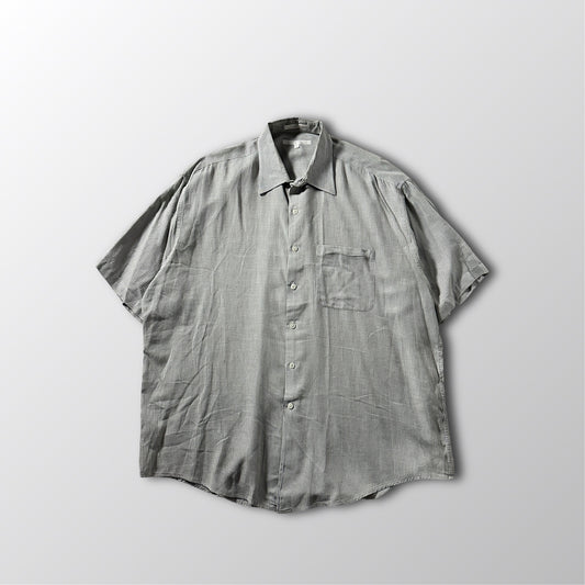 Perry Ellis Micro Check Short Sleeve Shirt – XL