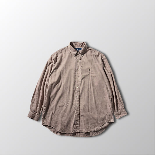 Ralph Lauren Yarmouth Cotton Pink Gingham Button Down Shirt – 17/36