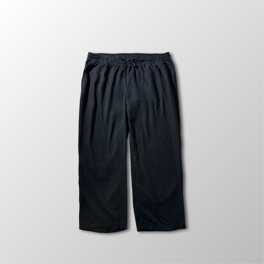 Old Navy Linen Viscose Wide Easy Pants – XL Black
