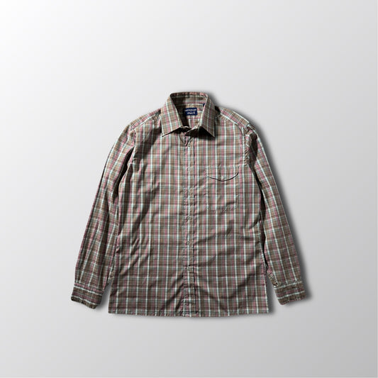Givenchy for chesa Cotton Blend Pink Green Plaid Shirt – M